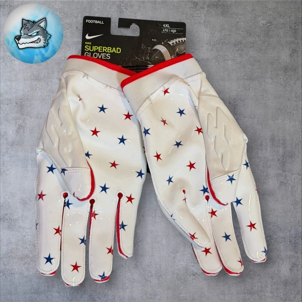 Nike Jordan Superbad USA Stars Player Edition Football Gloves 4XL HF6652-146